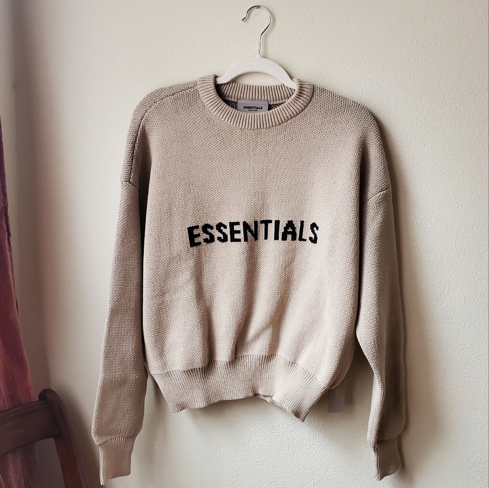 Essentials knit pullover crewneck sweater